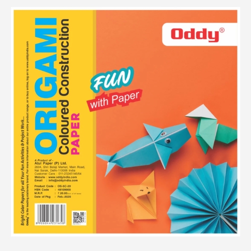 Origami Double-Sided Fluorescent Craft Paper Sheets
